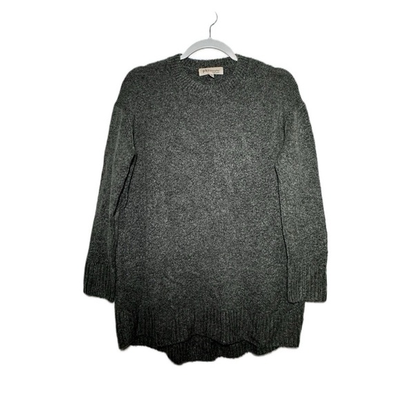 Philosophy Republic Oversized Tunic Sweater in Gray, Charcoal Crew Neck XS NWOT - Picture 1 of 14